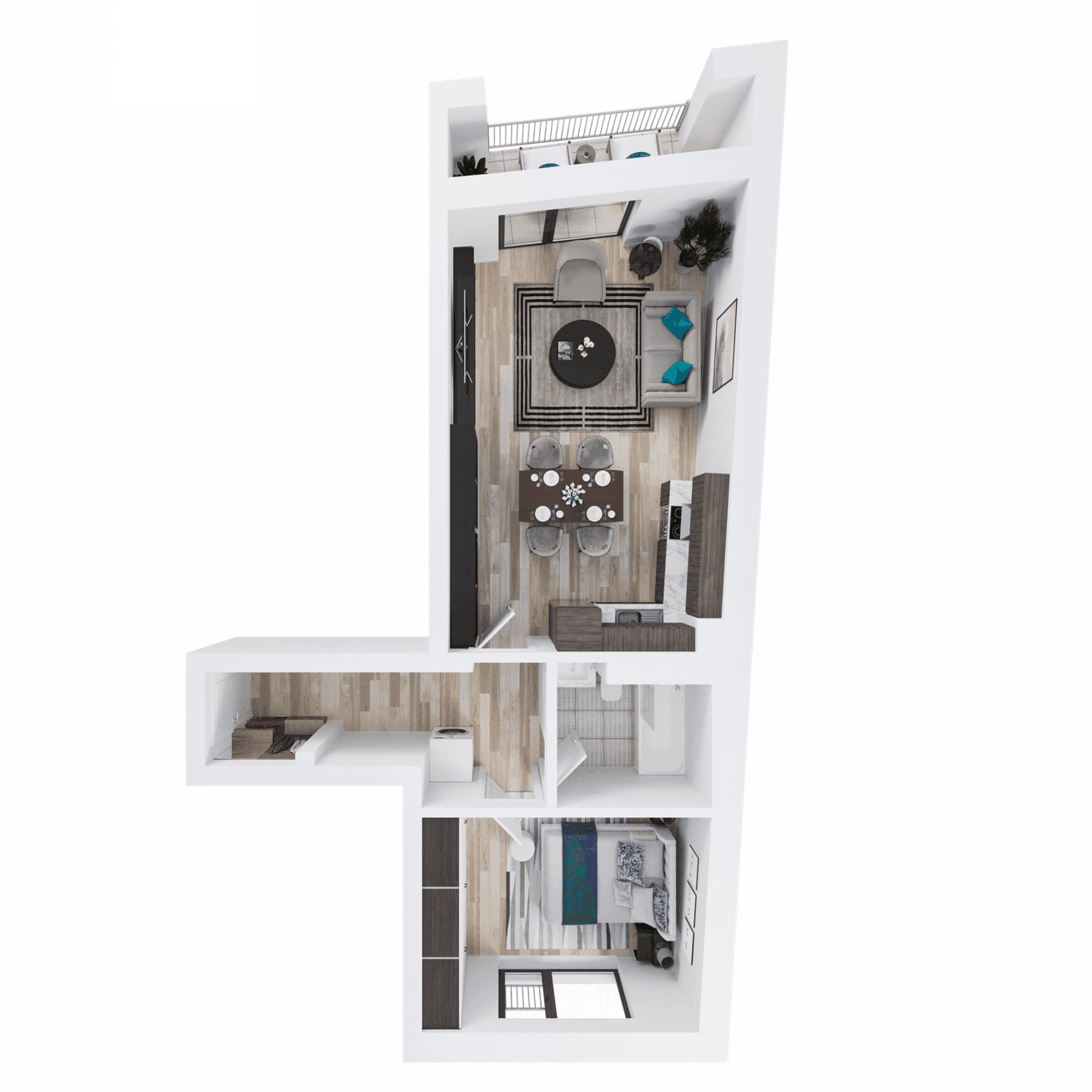 Plan apartament C13