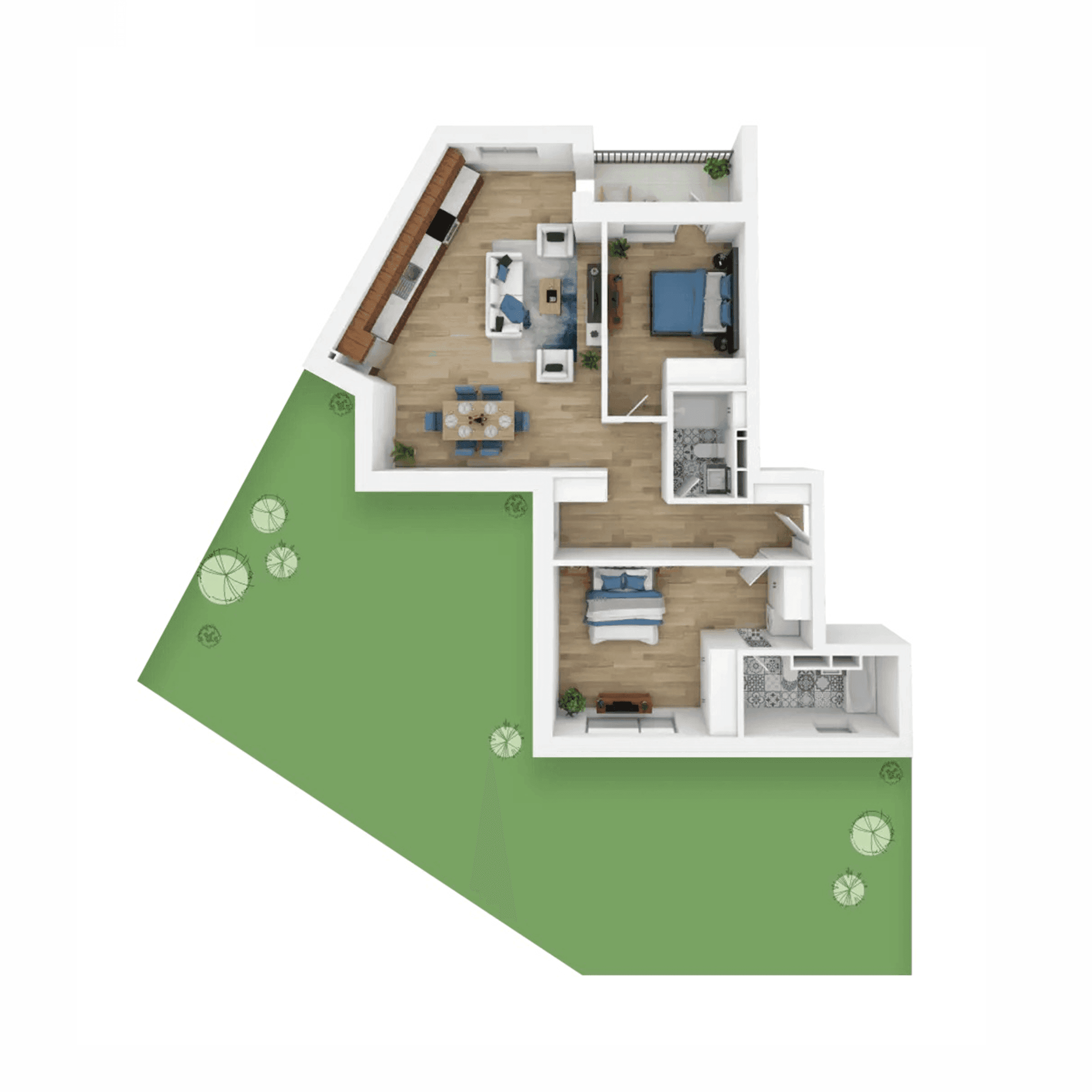 Plan apartament F01