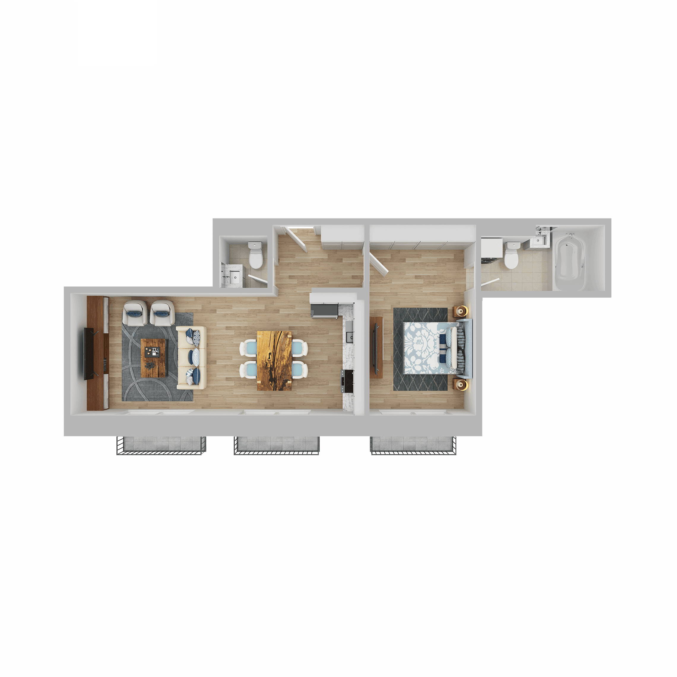 Plan apartament D1.03