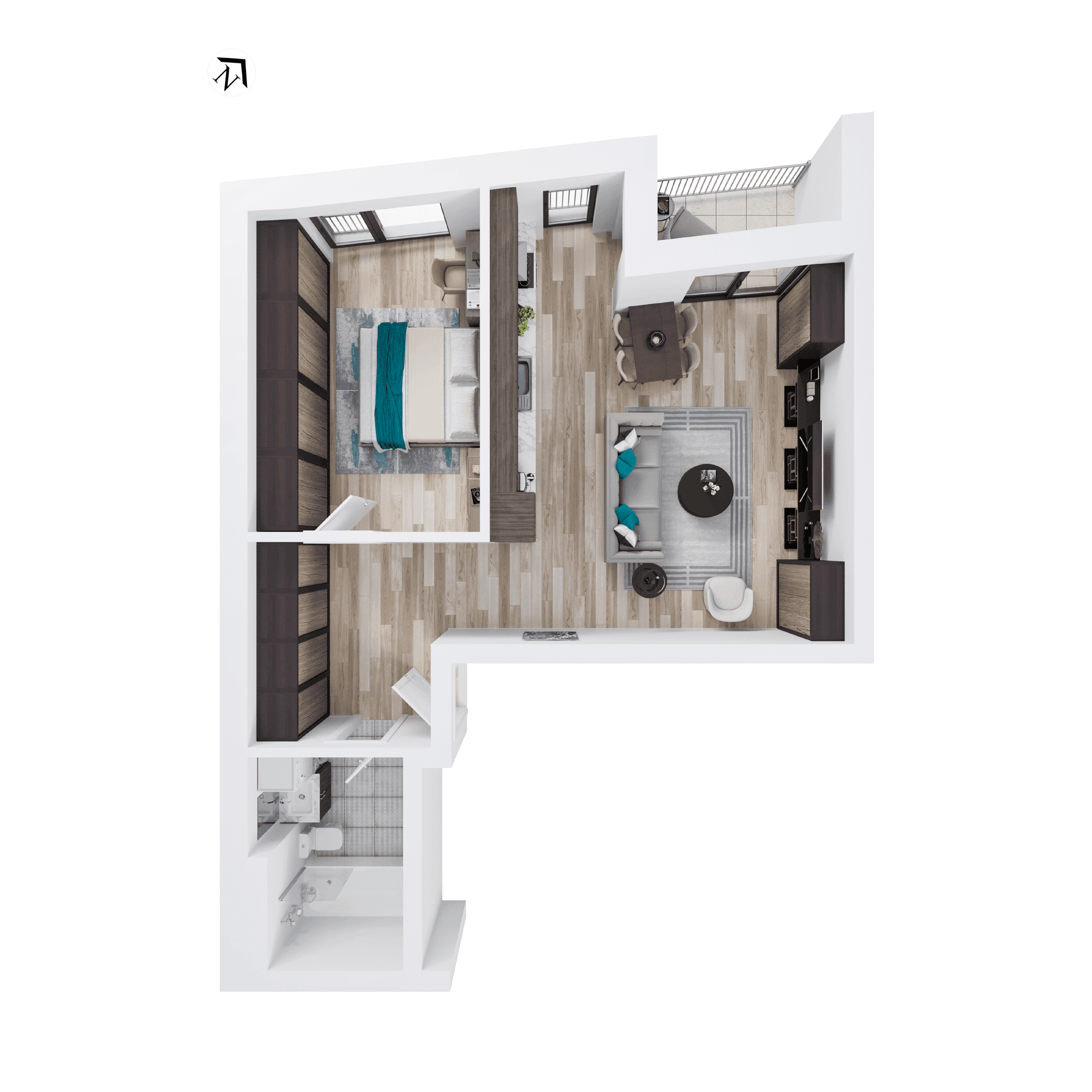 Plan apartament C11